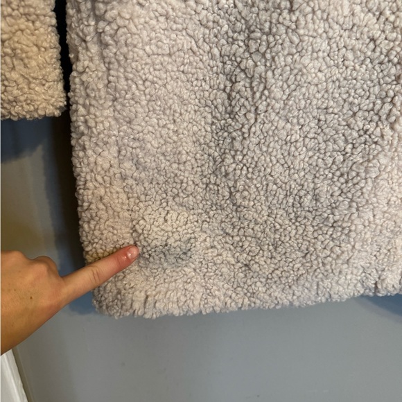 Banana Republic Women's Cream Teddy Coat - Picture 9 of 9